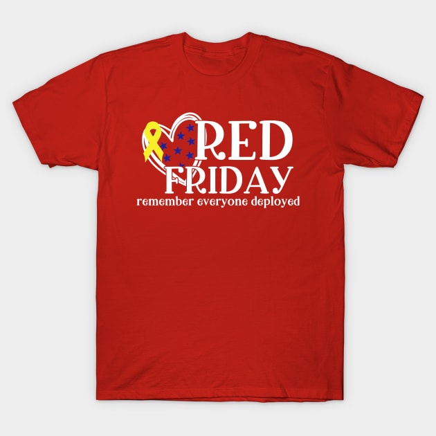 RED Friday - Stars and Hearts T-Shirt by Submarine Sweethearts